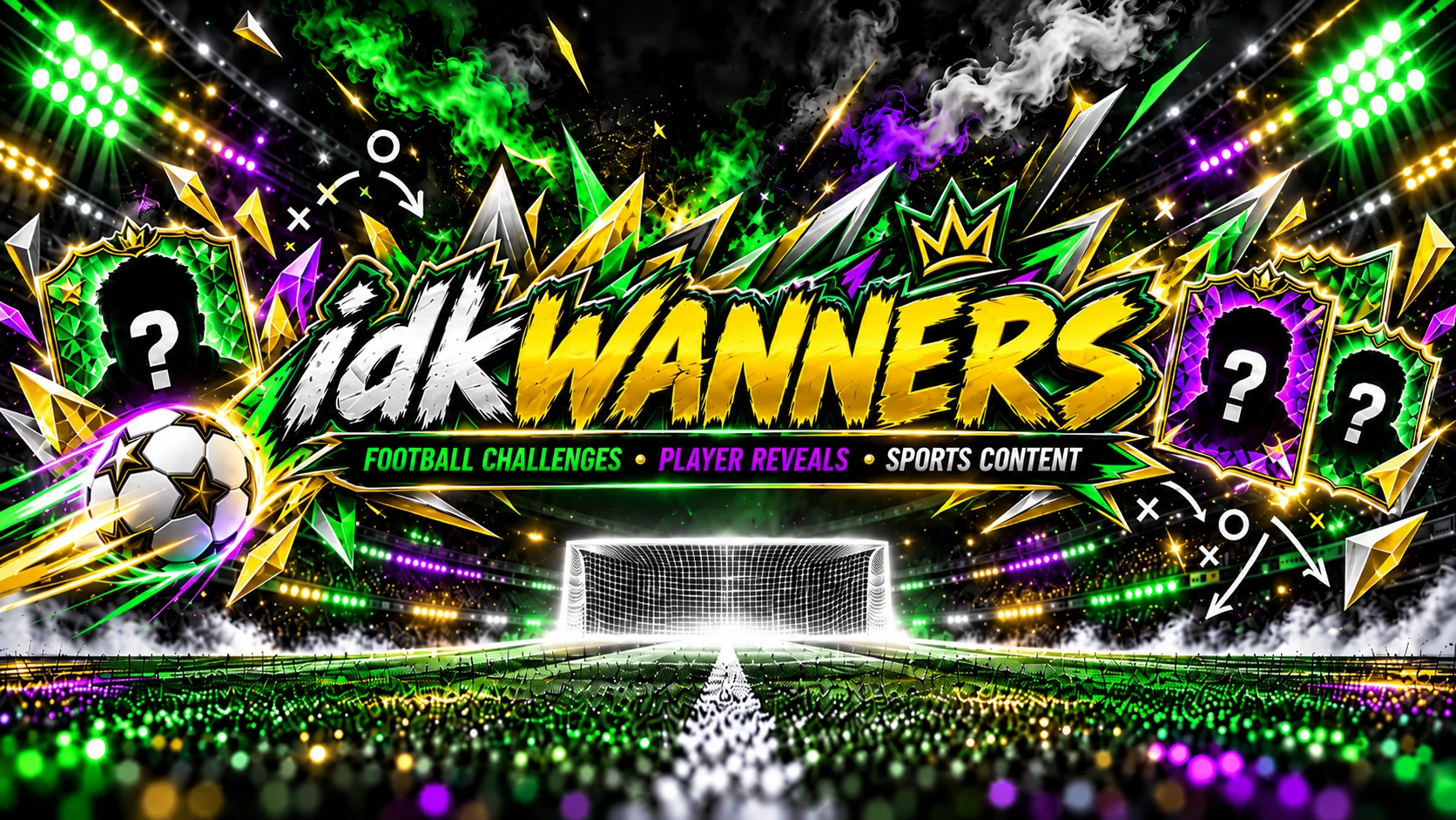 IDK Wanners football challenges artwork